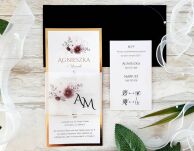 DL ZŁOTO KALKA KWIATY - 1 - 2