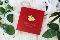 KW NW-115 ZŁOTE LIŚĆ MONSTERA_1 BORDO - 3