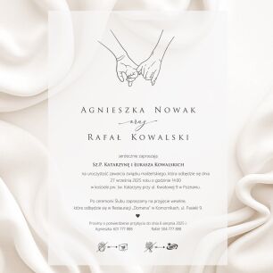 A5 ZAPROSZENIA DŁONIE -59 KALKA