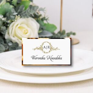 Winietki ORNAMENT INICJAŁY ECO/ZŁOTE