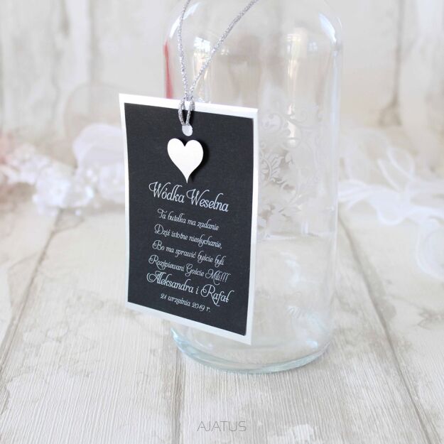 Zawieszki na alkohol SREBRNE 