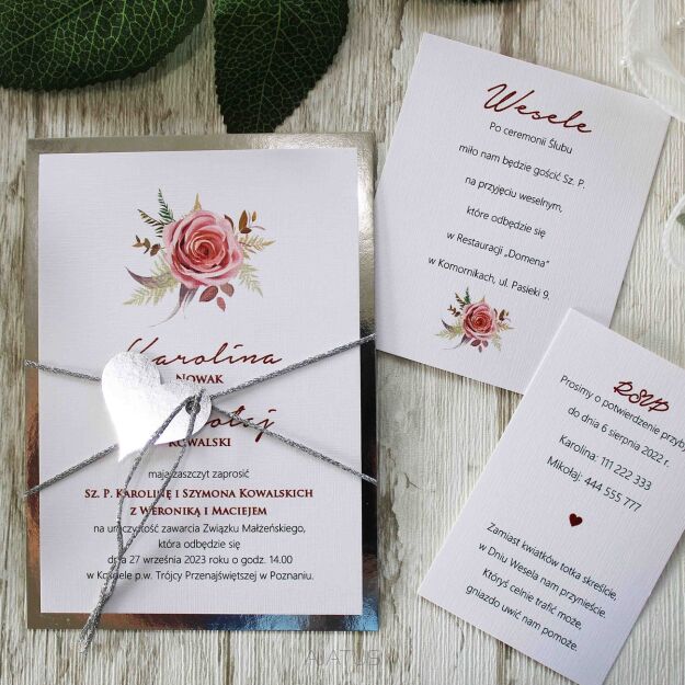 JKZ-A6 SREBRO -15 RÓŻA