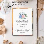 Zawieszki na alkohol KWIATY 1/ZŁOTO/SREBRO - 3