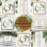 Winietki Seria ZIELONE LIŚCIE KOŁO-1 - 2