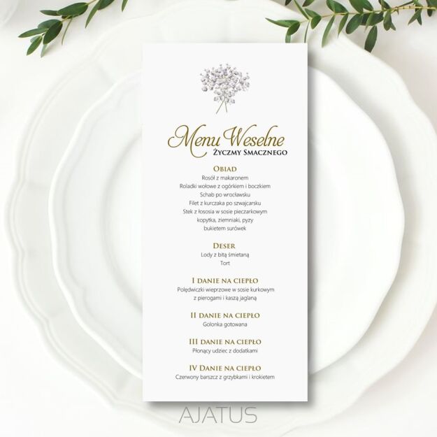 MENU GIPSÓWKA /ZŁOTO