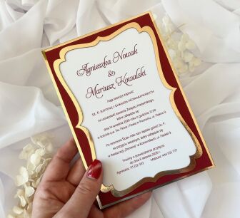 B6 ZŁOTO BORDOWE KST