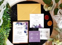 JKZ ZŁOTO KWIATY FIOLET - 2