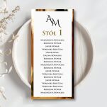 PLAN STOŁÓW ZŁOTO INICJAŁY - 2