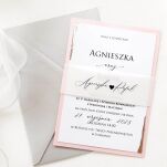 A6 RÓŻ DWUKARKOWE OPASKA  - 1 - 2