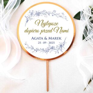 Topper na tort granat 62