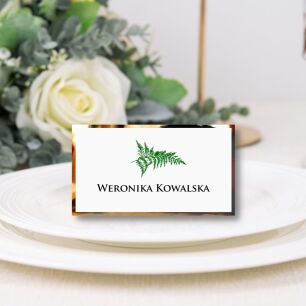 Winietki PAPROĆ ZŁOTE /SREBRNE/ECO