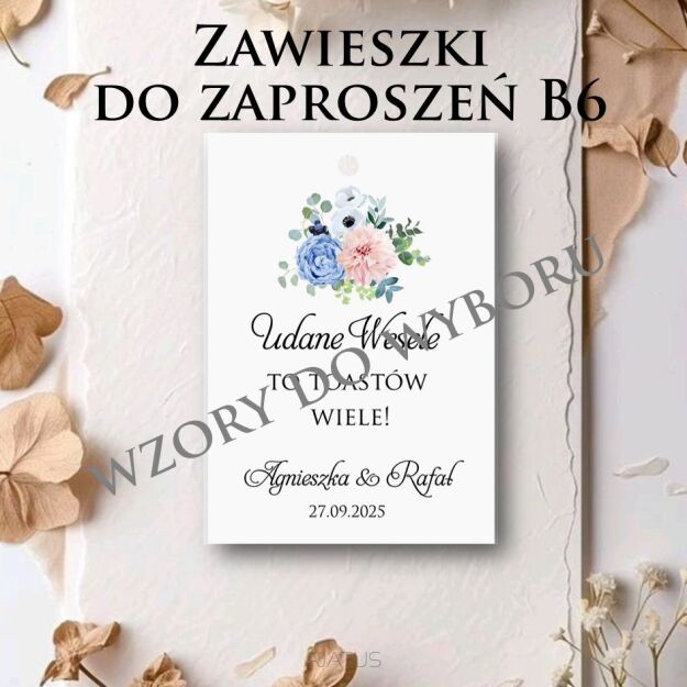 Zawieszki DO ZAPROSZEŃ B6