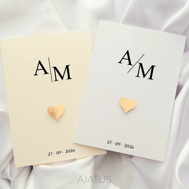 A6 ZAPROSZENIA ZŁOTO T2 INICJAŁY