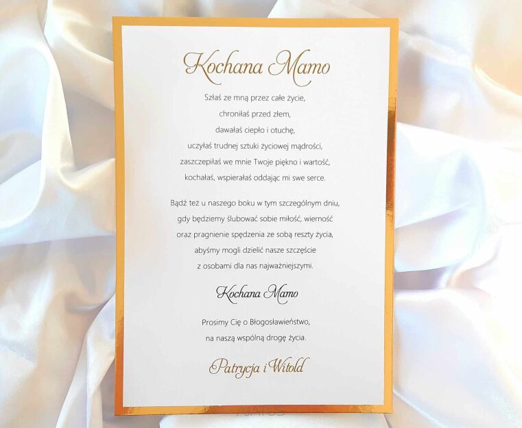 Prośba o Błogosławieństwo A5