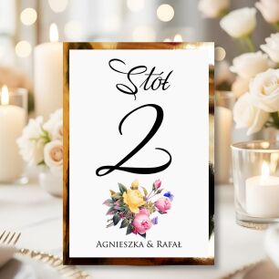 Numery Stołów KWIATY - 64