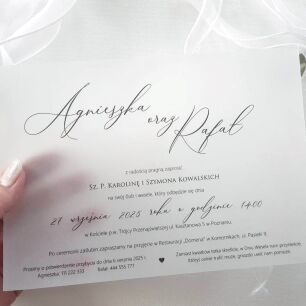 A5 ZAPROSZENIA POZIOMO-95 KALKA