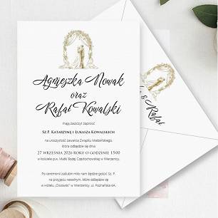 KOD014 ZAPROSZENIA FORMAT B6 PARA ŁUK