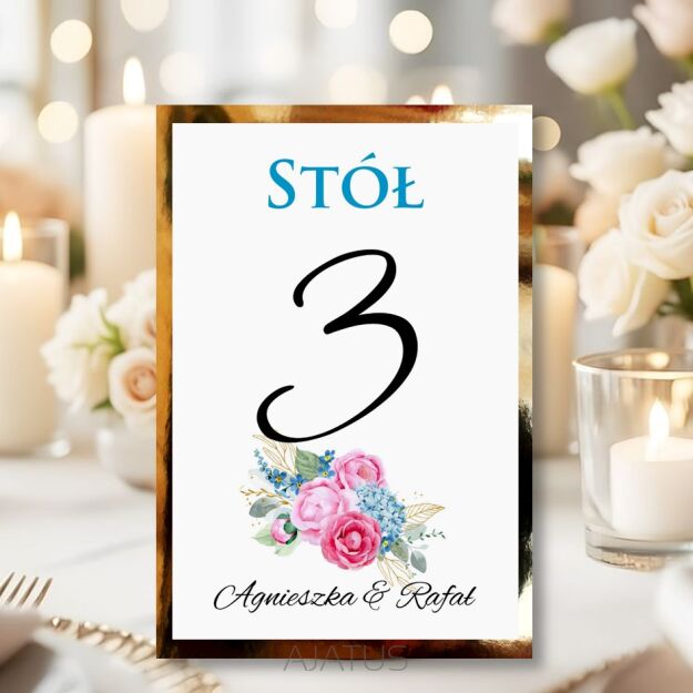 Numery Stołów KWIATY - 73