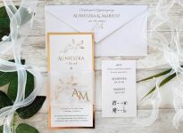 DL ZŁOTO KALKA KWIATY - 2 - 2