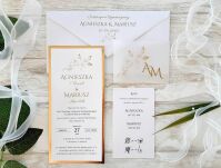 DL ZŁOTO KALKA KWIATY - 2 - 2