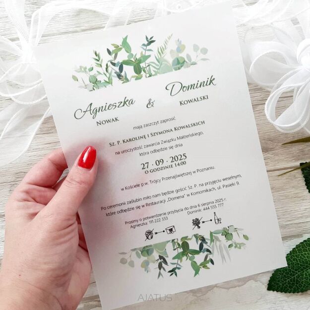 A5 ZAPROSZENIA -65 KALKA