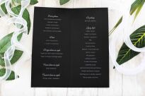 M-61 SKŁADANE DL-21 ZŁOTE SERDUSZKO CZARNE - 3