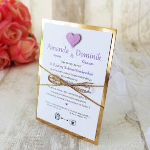 JKZ ZŁOTO SERCE FIOLET