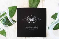 KW NW-51 SREBRNY MOTYL ORNAMENT CZARNE - 2