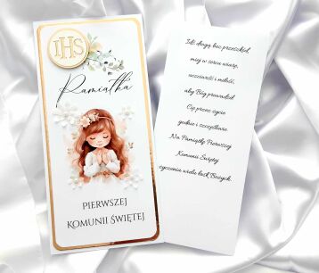 Kartka DL KOMUNIA ŚWIĘTA