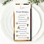 PLAN WESELA ZŁOTY/ LOVE 1 - 2