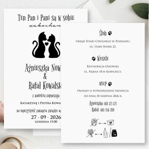 ZAPROSZENIA FORMAT B6 KOTKI-2