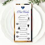 PLAN WESELA SERCE 3D GRANAT ZŁOTO/SREBRO - 2