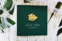 KW NW-10 ZŁOTY LIŚĆ MONSTERA CIEMNA ZIELEŃ - 3