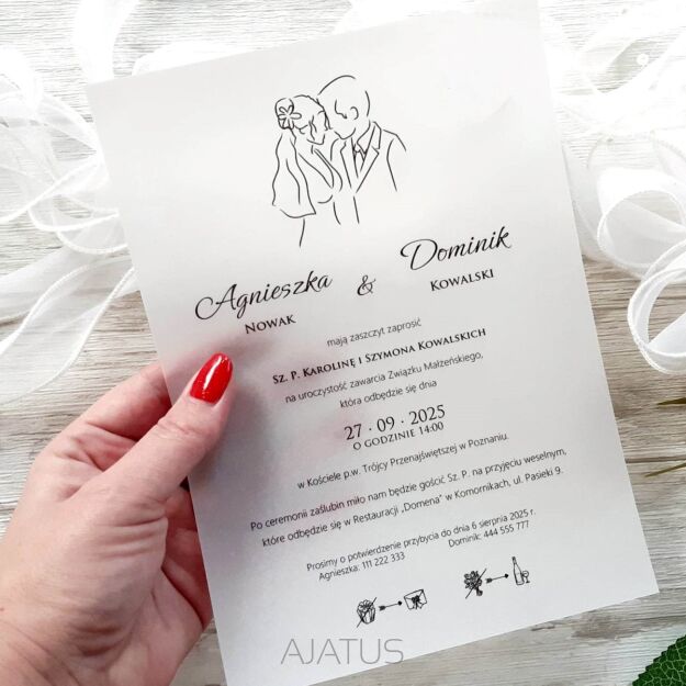 A5 ZAPROSZENIA PARA -63 KALKA