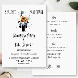 ZAPROSZENIA FORMAT B6 MOTOR