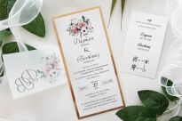 DL ZŁOTO KALKA KWIATY RÓŻ  - 2 - 4