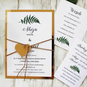 JKZ-A6 ZŁOTO PAPROĆ