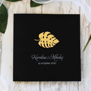 KW NW-39 ZŁOTY LIŚĆ MONSTERA CZARNE