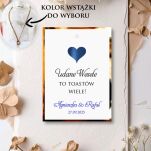 Zawieszki na alkohol SERCE 3D GRANAT ZŁOTO/SREBRO - 2