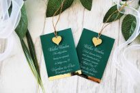 Zawieszki na alkohol JKZ GLAMOUR ZŁOTE SERCE 3D_CZ - 2