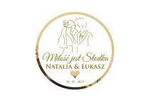 Topper na tort ŚLUB PARA -4 - 2