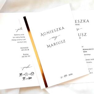 A6 ZAPROSZENIA ZŁOTO T1
