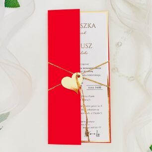 ZŁOTO-CZERWIEŃ OKŁADKA/ETUI DL