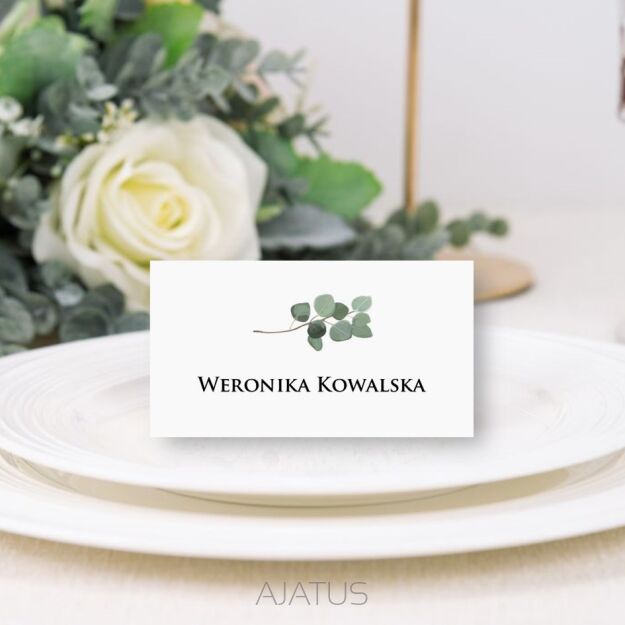 Winietki EUKALIPTUS ECO/ZŁOTE