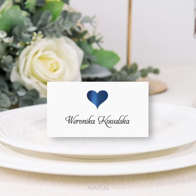 Winietki SERCE GRANAT ZŁOTE/SREBRNE