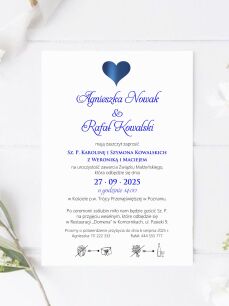 JKZ A6 NIEBIESKIE/GRANAT SERCE 3D