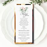 MENU KWIATY 2/ZŁOTO/SREBRO - 2