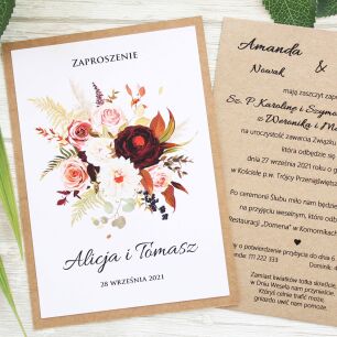 PR ECO - KWIATY BORDO