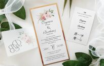 DL ZŁOTO KALKA KWIATY RÓŻ  - 5 - 4