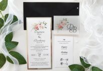 DL ZŁOTO KALKA KWIATY RÓŻ  - 5 - 3